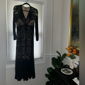 Farm Rio Boho black dress